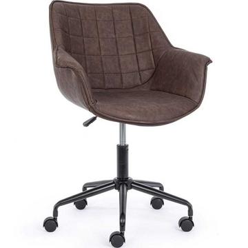 Fauteuil de bureau Joshua marron