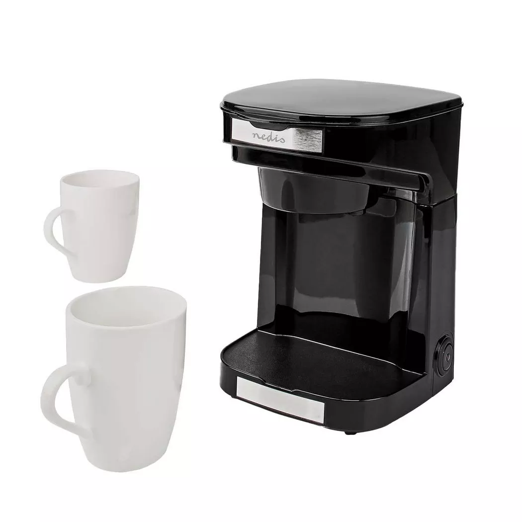 Nedis – Kaffeemaschine mit Porzellantassen 25 cl, cl