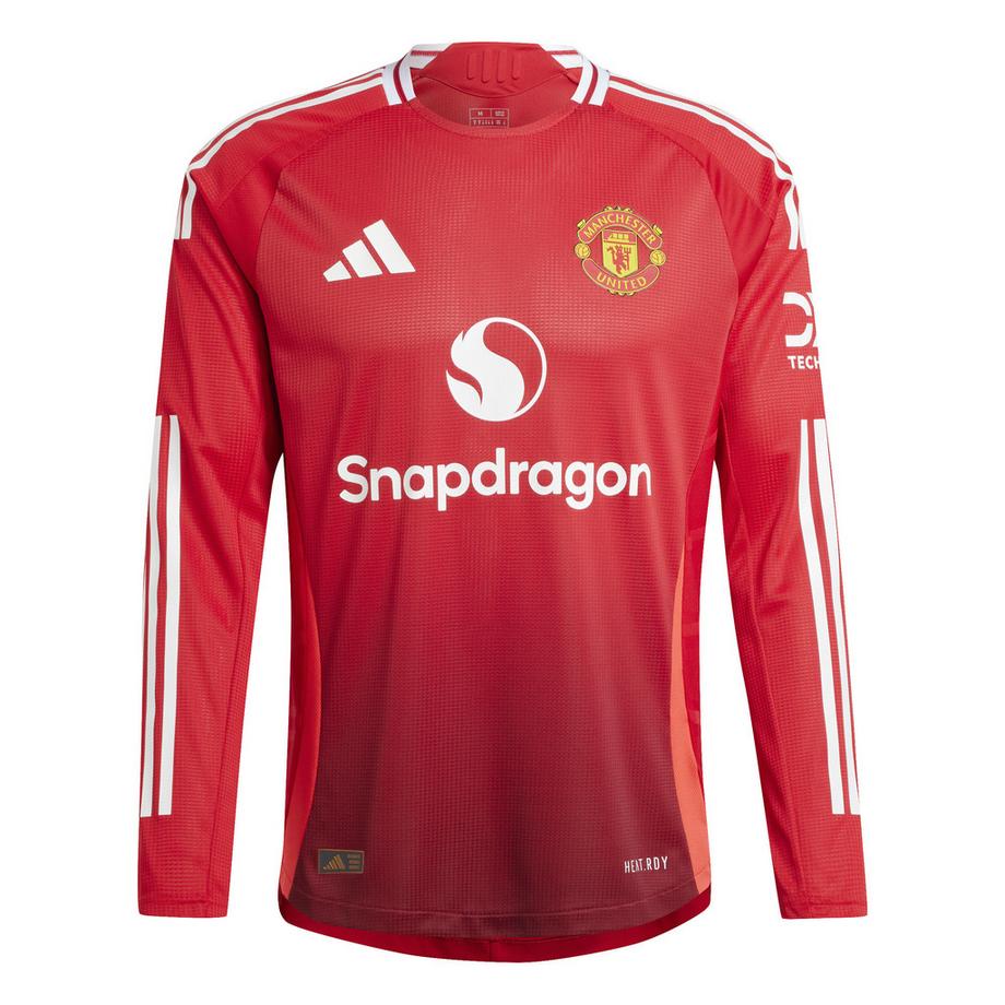 maillot domicile authentique manche longue mancheter united 2024/25