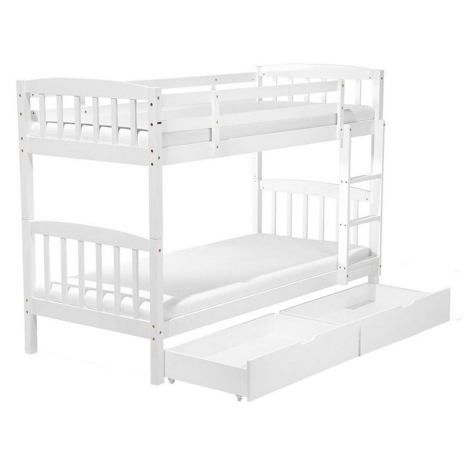 Beliani Lit superposé en Bois de pin Scandinave REVIN  