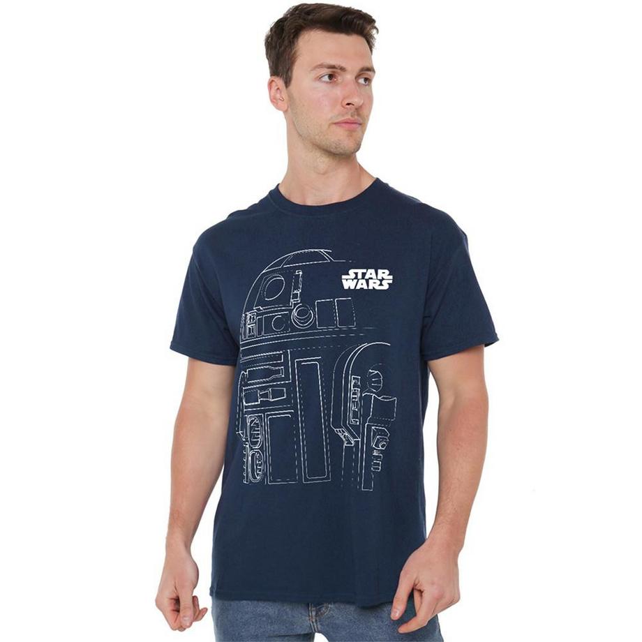 STAR WARS Maglietta R2-D2 Outline  