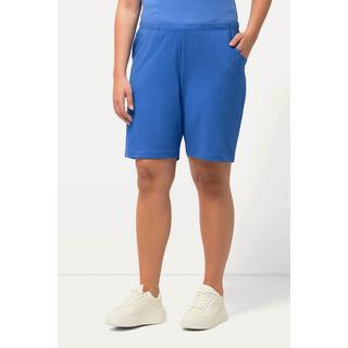 Ulla Popken  Shorts di jersey con tasche e cintura elastica 