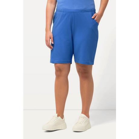 Ulla Popken  Shorts di jersey con tasche e cintura elastica 