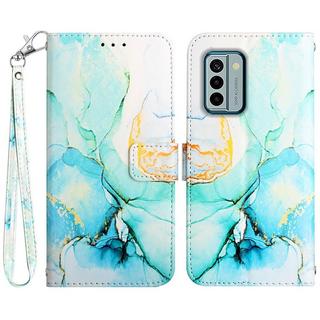 Cover-Discount  Nokia G22 - Leder Hülle Marble 