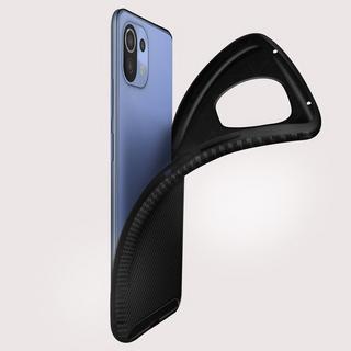 Avizar  Carbon Hülle Xiaomi Mi 11 Lite Schwarz 