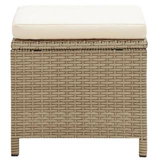 VidaXL Fußhocker poly-rattan  