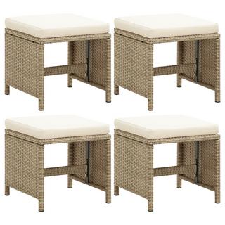 VidaXL Fußhocker poly-rattan  