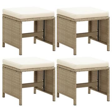 Fußhocker poly-rattan