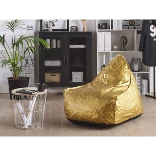 Beliani Pouf poire en Matière synthétique Moderne DROP  