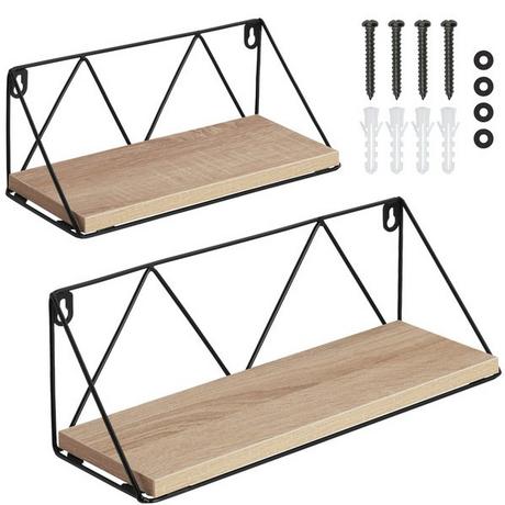 Tectake 2 Hängeregale Rockport  