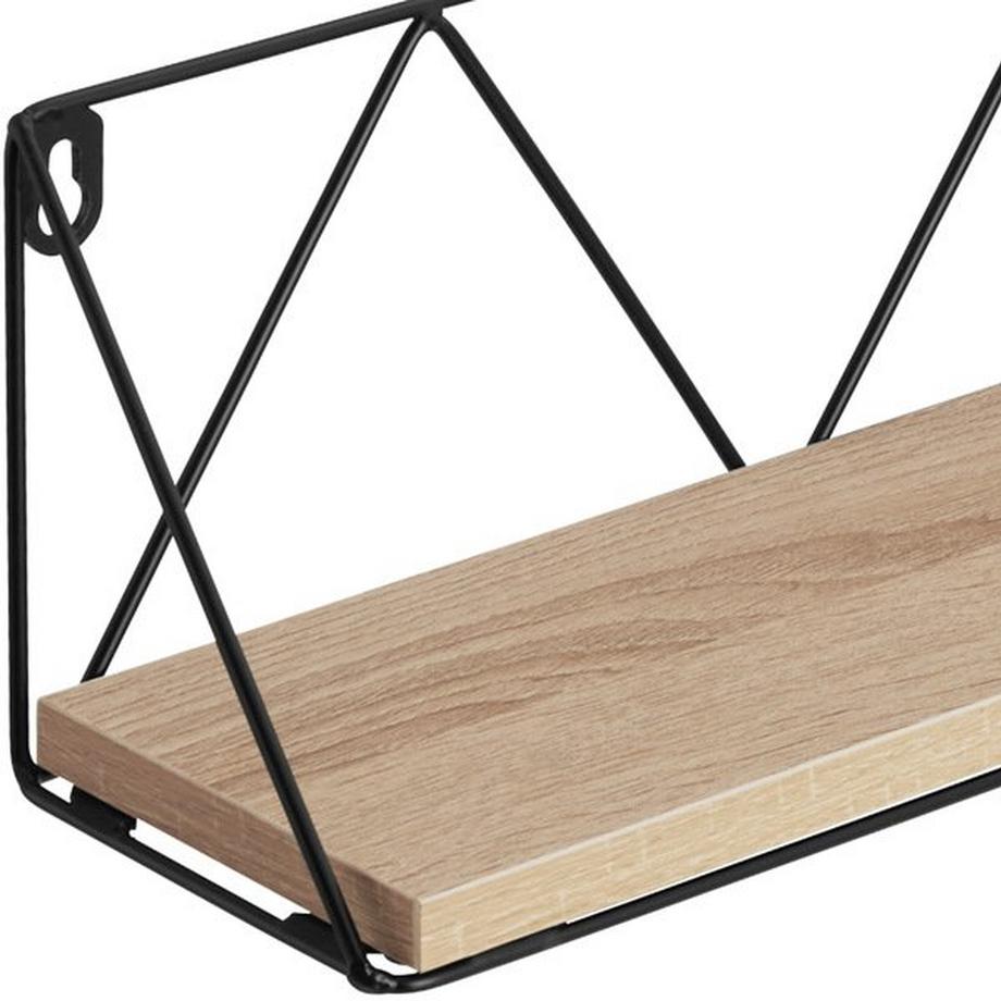 Tectake 2 mensole sospese Rockport  