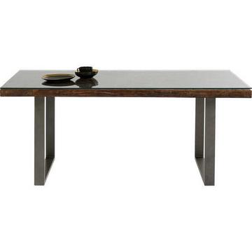 Table Conley en acier brut 180x90