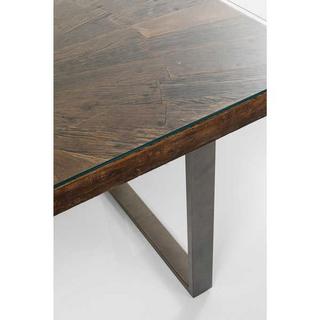 KARE Design Table Conley en acier brut 180x90  