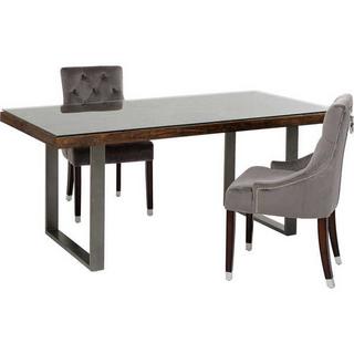 KARE Design Table Conley en acier brut 180x90  