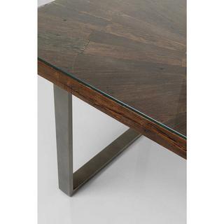 KARE Design Table Conley acier brut 180x90  