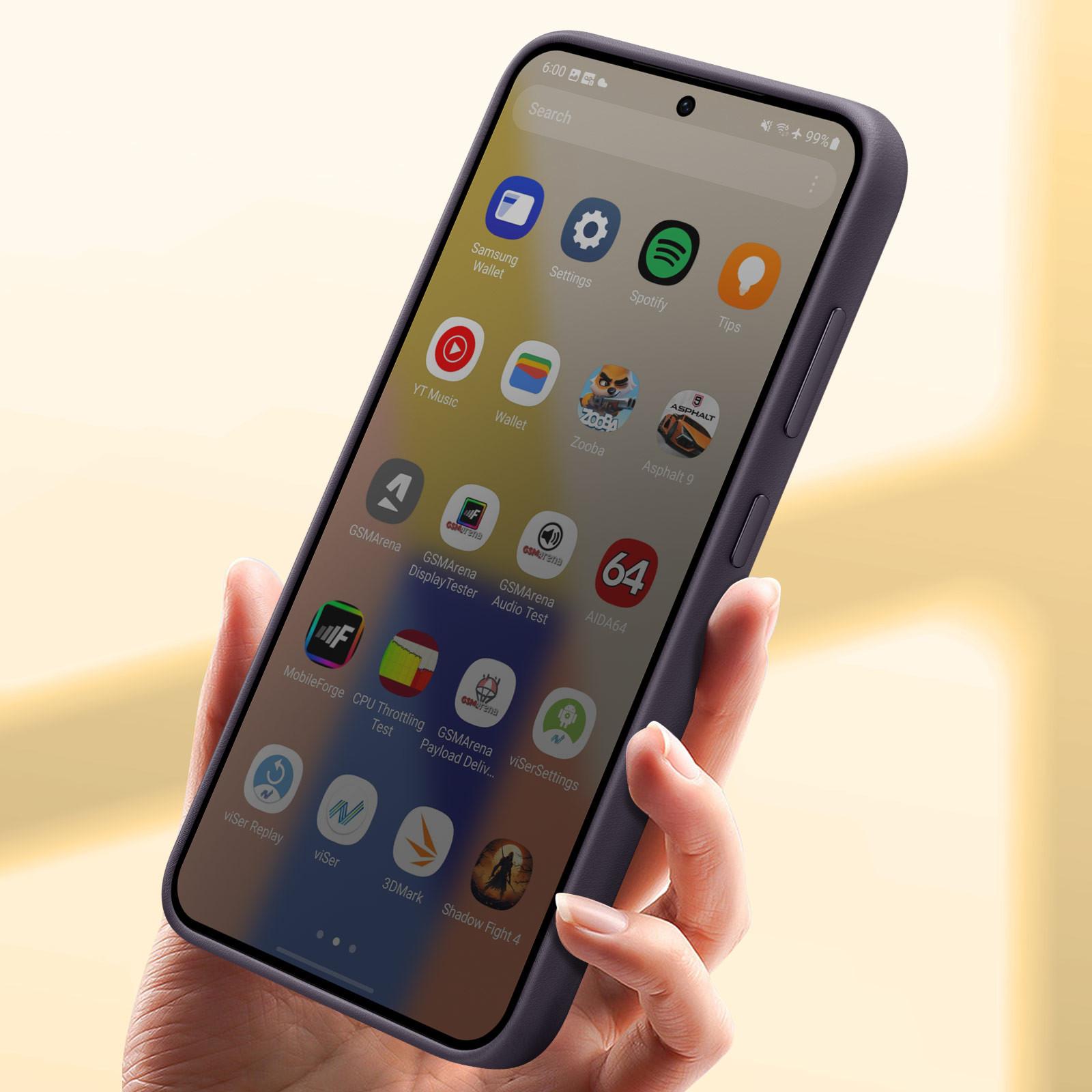 SAMSUNG  Leather Case Galaxy S24 Plus Dark Violet 