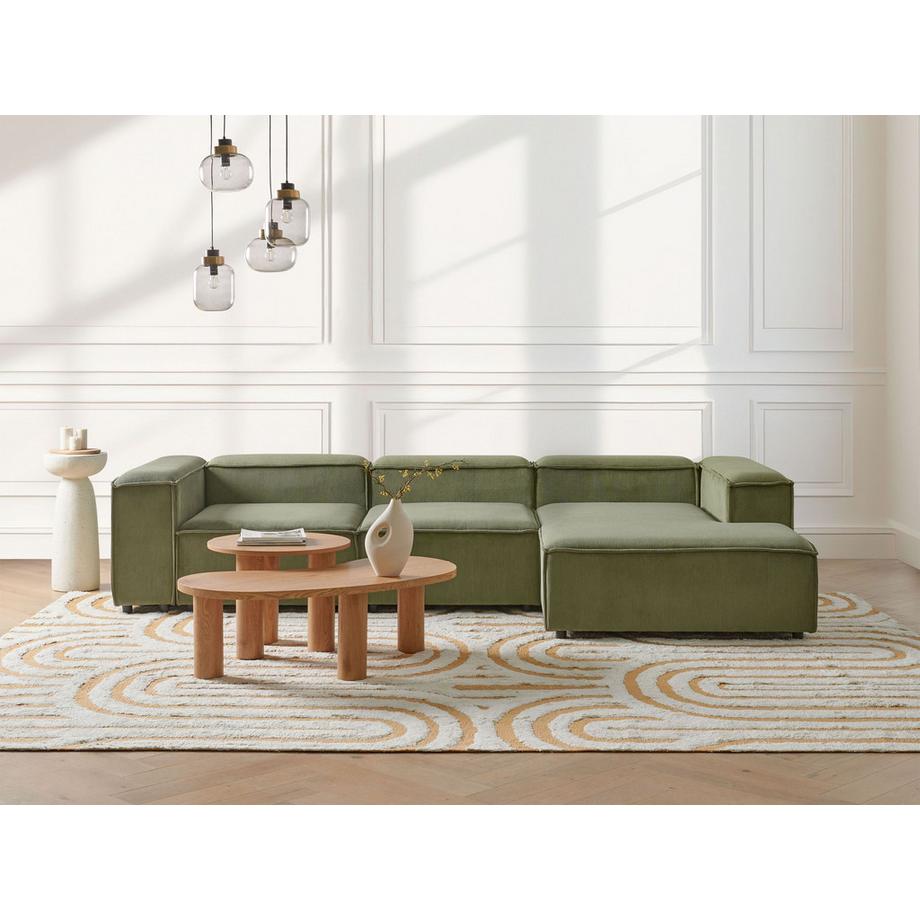 Beliani Module fauteuil en Velours côtelé Moderne ARDAL  