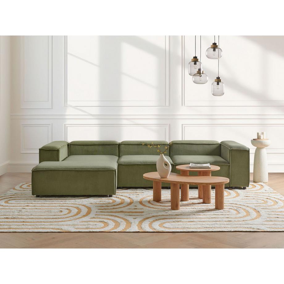 Beliani Module fauteuil en Velours côtelé Moderne ARDAL  