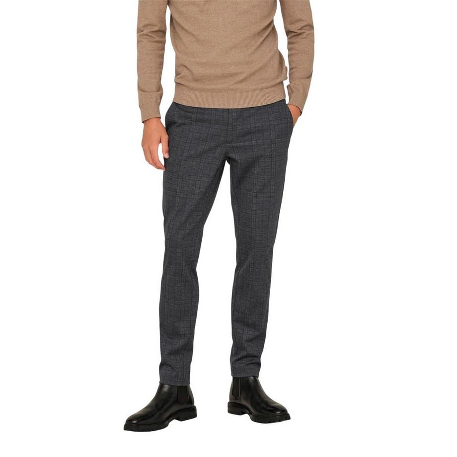 ONLY Chino Plaid Aderente  