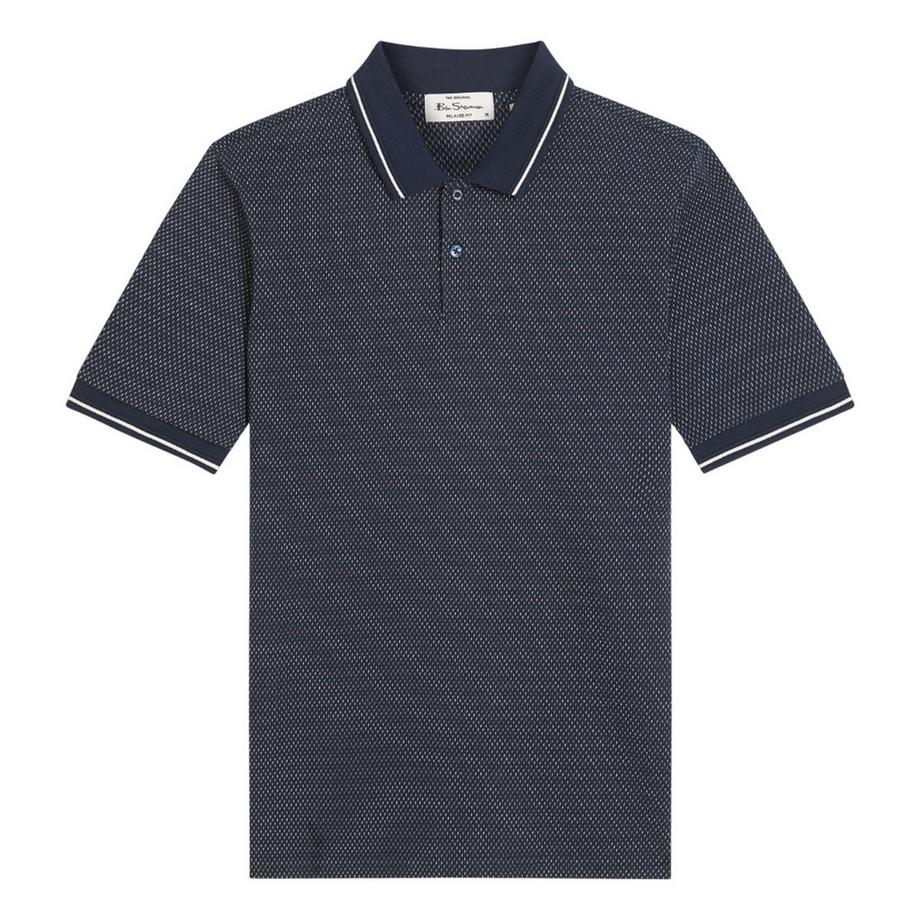 BEN SHERMAN Polo Jacquard  