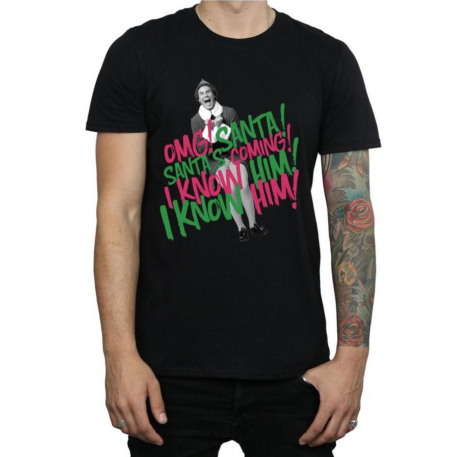 Elf T-shirt Santa's Coming  