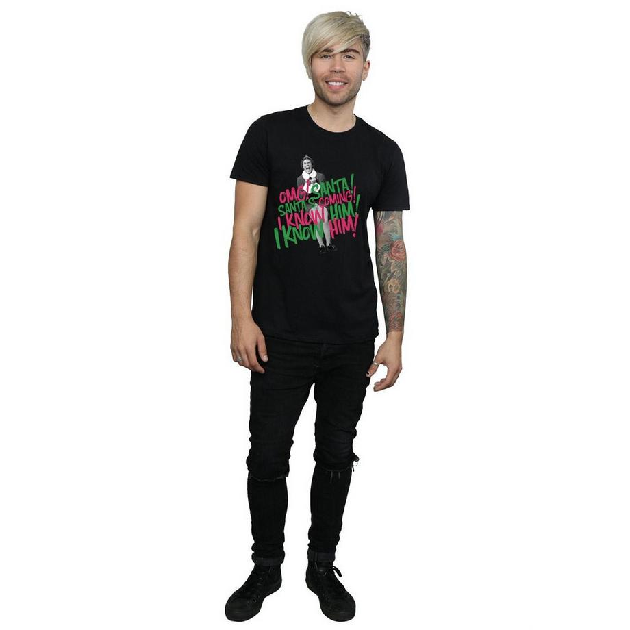 Elf T-shirt Santa's Coming  