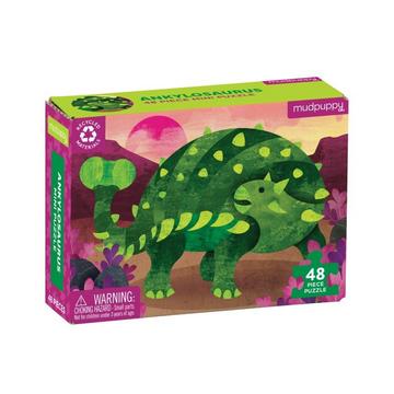 48pc Mini Puzzle  Ankylosaurus