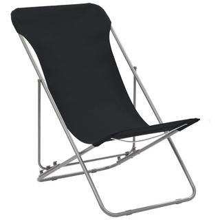 VidaXL Chaise de plage tissu  