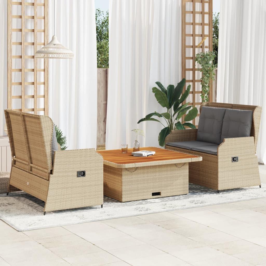 VidaXL set salotti da giardino Polirattan  