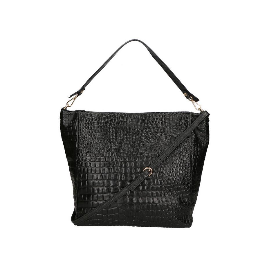 Gave Lux Sac à Bandoulière Cuir Gaufré Crocodile  