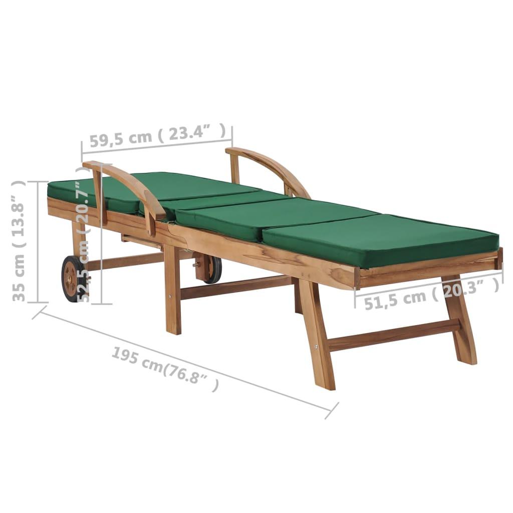 VidaXL Sonnenliege holz  