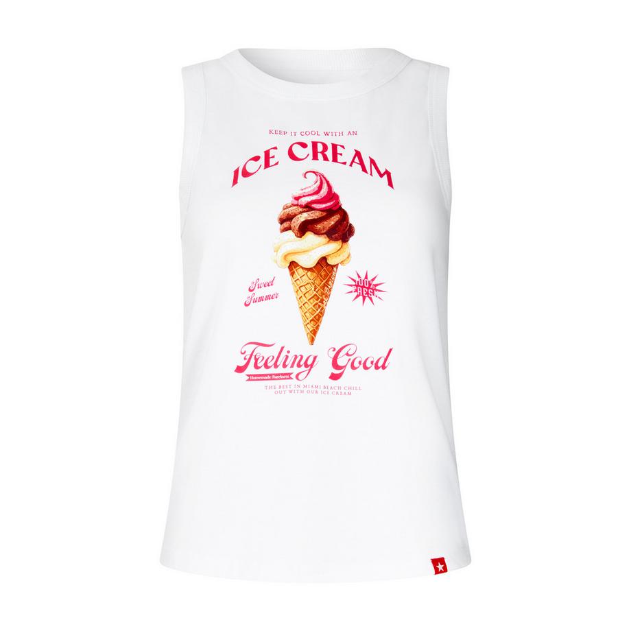 Joe Browns Top in Jersey con Stampa Gelato  