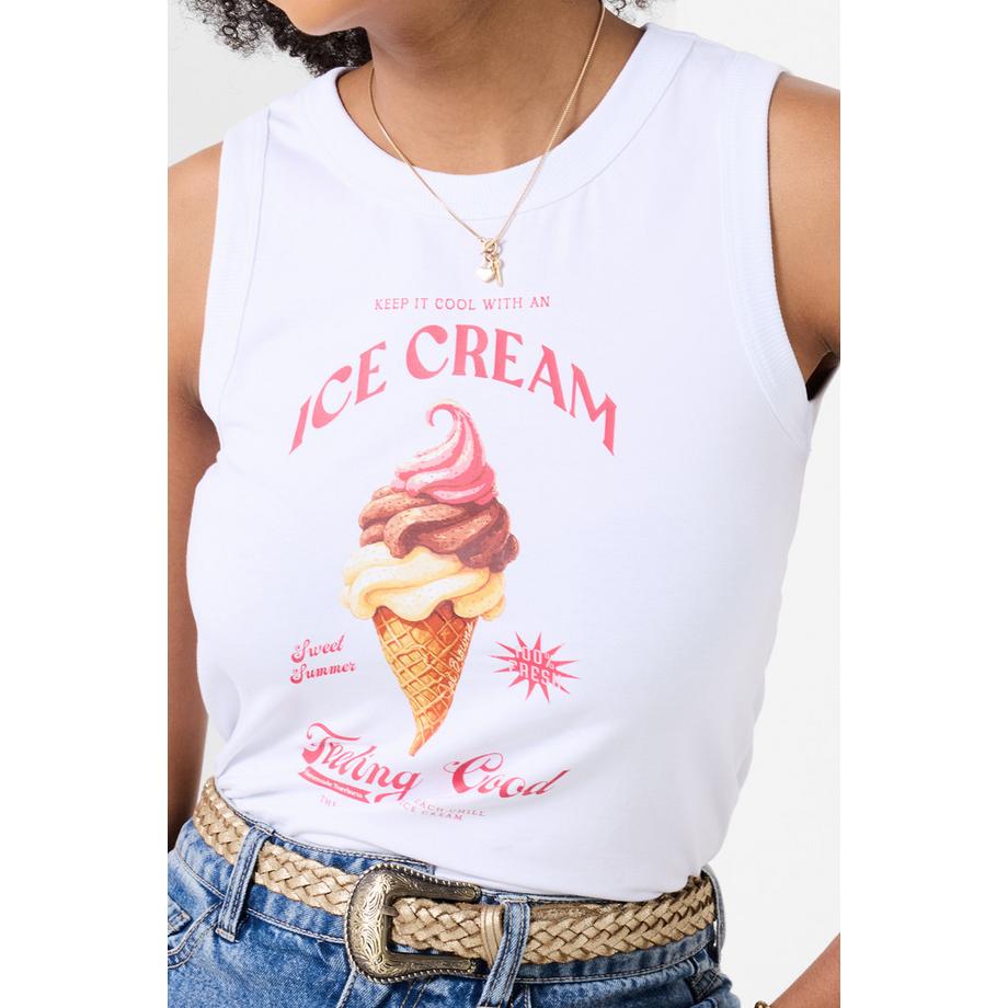 Joe Browns Top in Jersey con Stampa Gelato  
