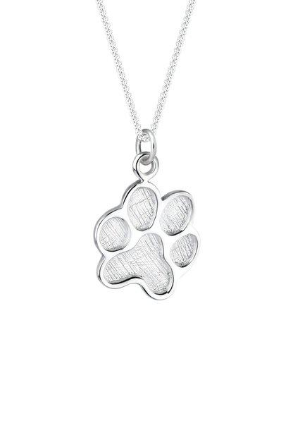 Elli  Halskette Pfote Symbol Hund Katze 