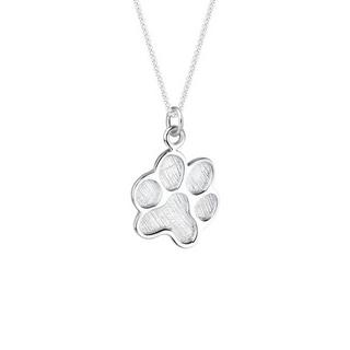 Elli  Halskette Pfote Symbol Hund Katze 
