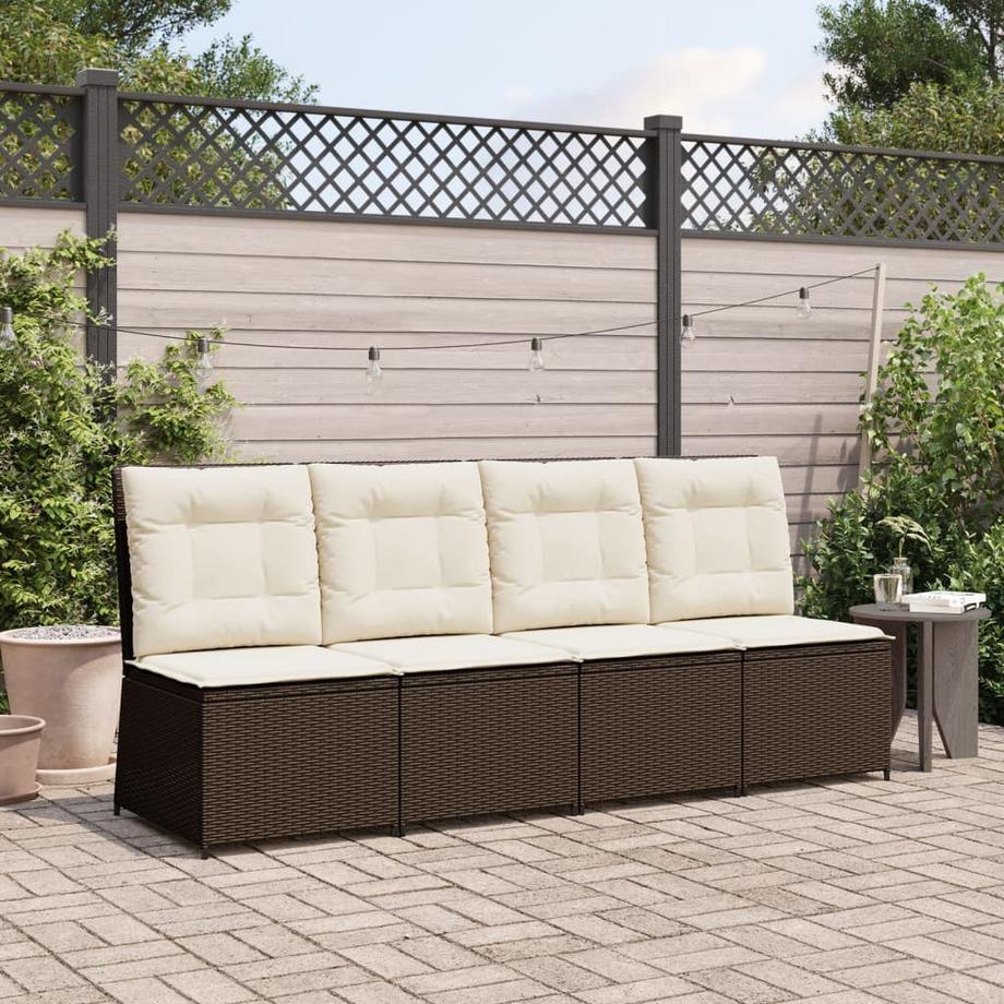 VidaXL Gartensessel poly-rattan  