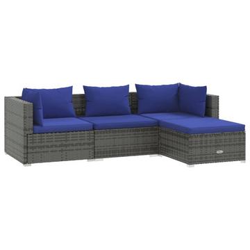 set lounge giardino Polirattan