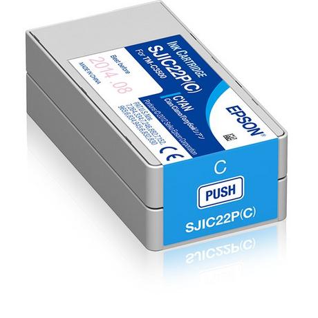 EPSON  Tintenpatrone SJIC22P cyan 