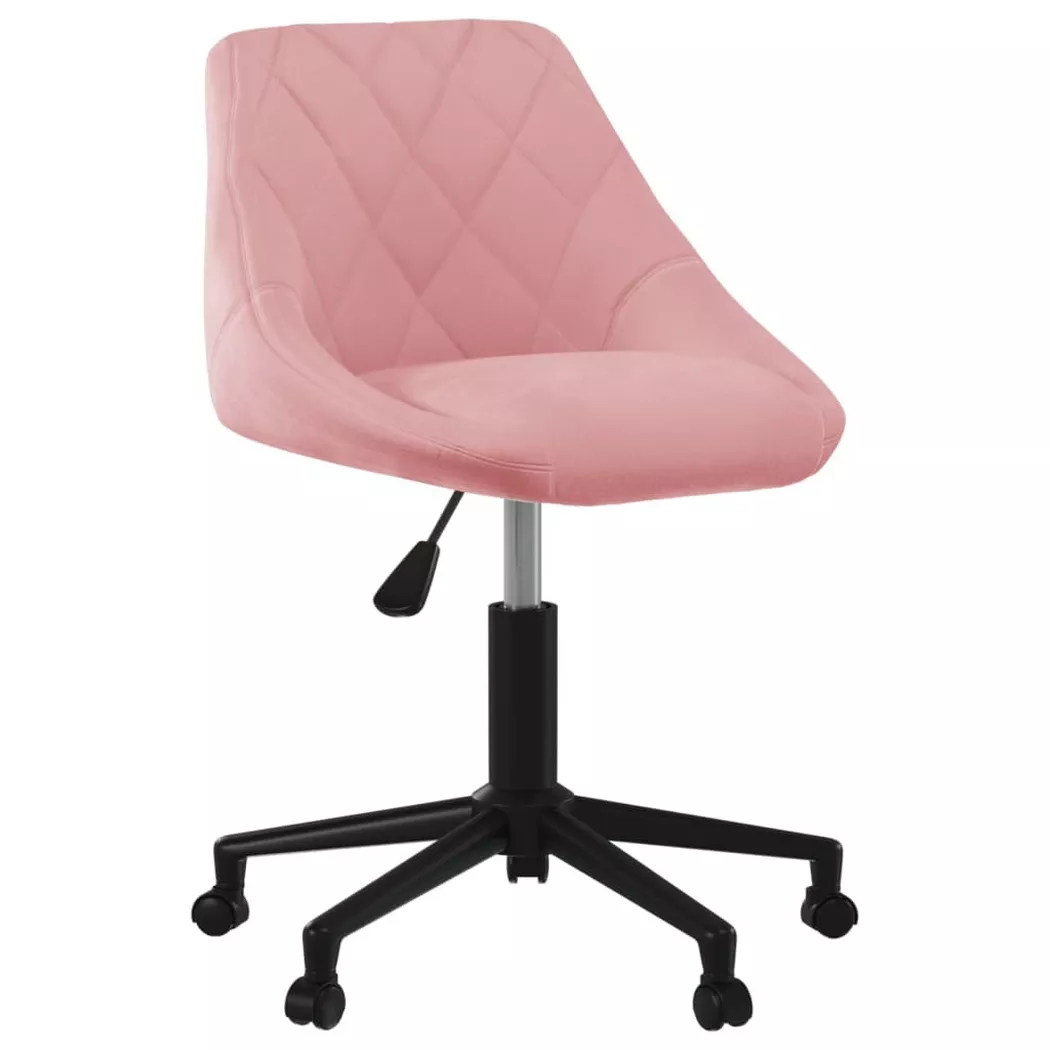 VidaXL - Chaise de salle à manger velours, One Size, Pink