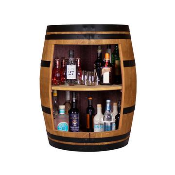 Barfass aus Eiche mit LED Beleuchtung