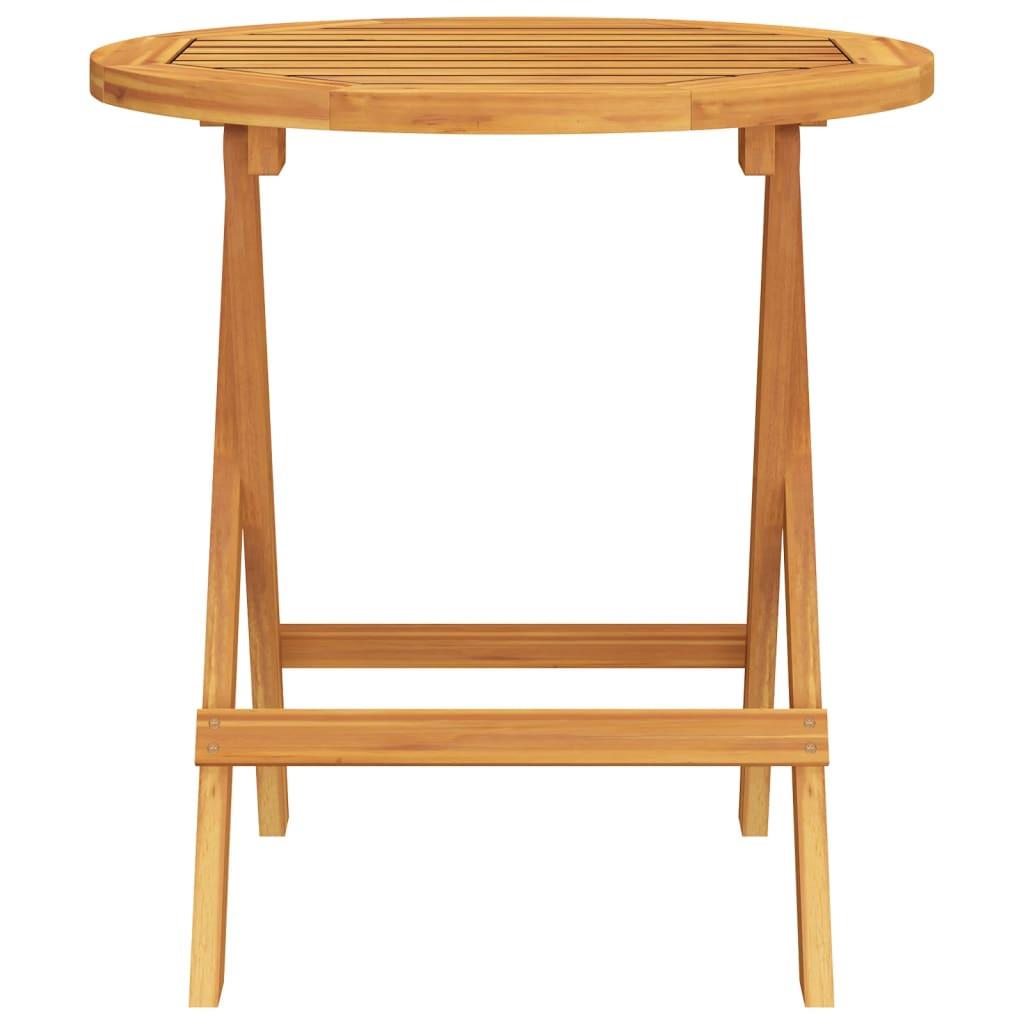 VidaXL Table de bistro bois d'acacia  