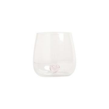 Verre à boire Cœur rose