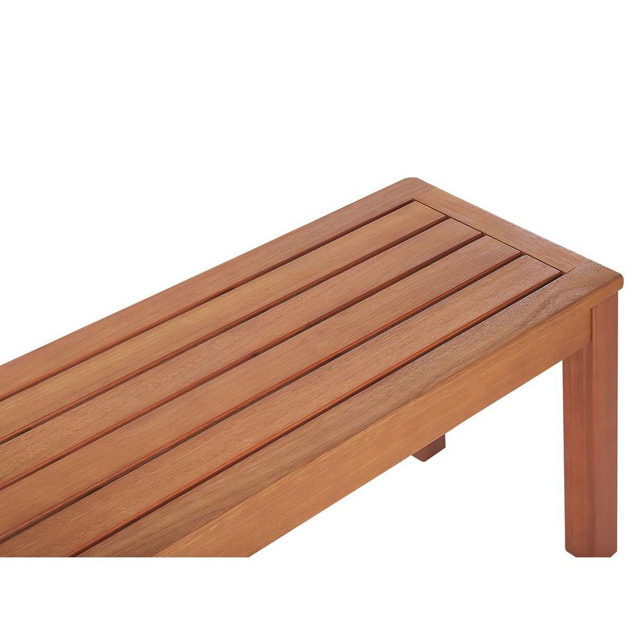 Beliani Banc de jardin en Bois d'eucalyptus Traditionnel MONSANO  