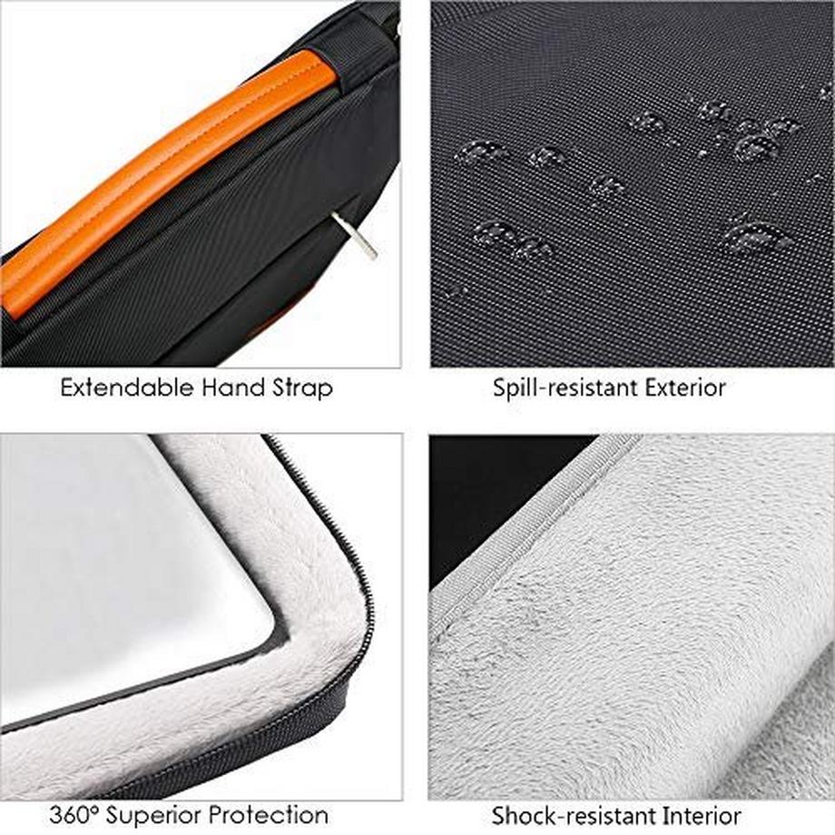 Only-bags.store  360° Rundumschutz Laptop Tasche Schutzhülle für 14 Zoll 