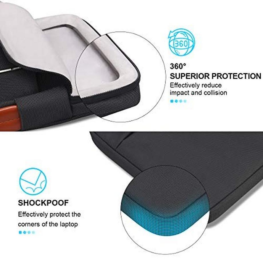 Only-bags.store  360° Rundumschutz Laptop Tasche Schutzhülle für 14 Zoll 