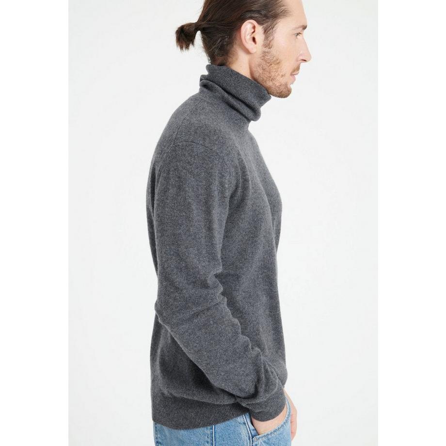Studio Cashmere8 LUKE 3 Pull Col Roulé Cachemire  