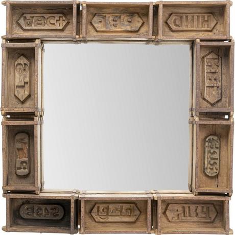 KARE Design miroir mural Brick 90x90  