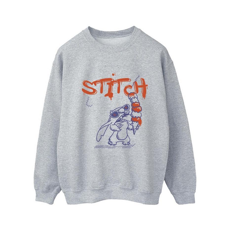 Disney Stitch Stampa Grafica Felpa  