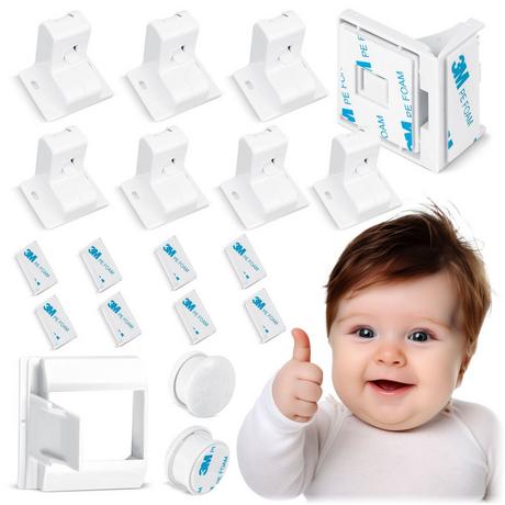 B2X Magnetisches Schrankschloss Ricokids 798010 - 8 Stk  