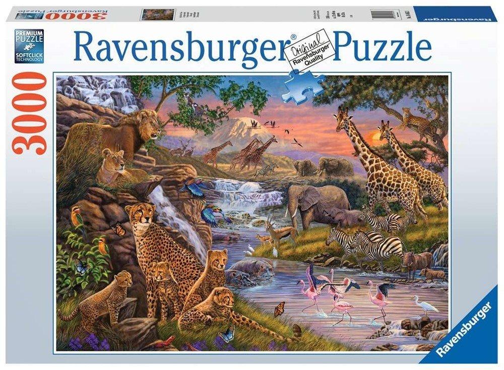 Ravensburger  Ravensburger puzzle Animaux du continent africain 3000 pièces 